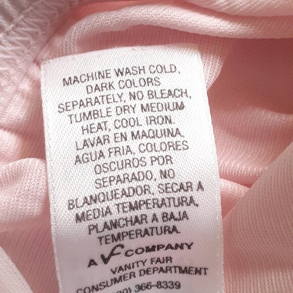 Vintage Vanity Fair Set of 2 Pairs Nylon Pajama Pants Pink Green Size M - Picture 7 of 13